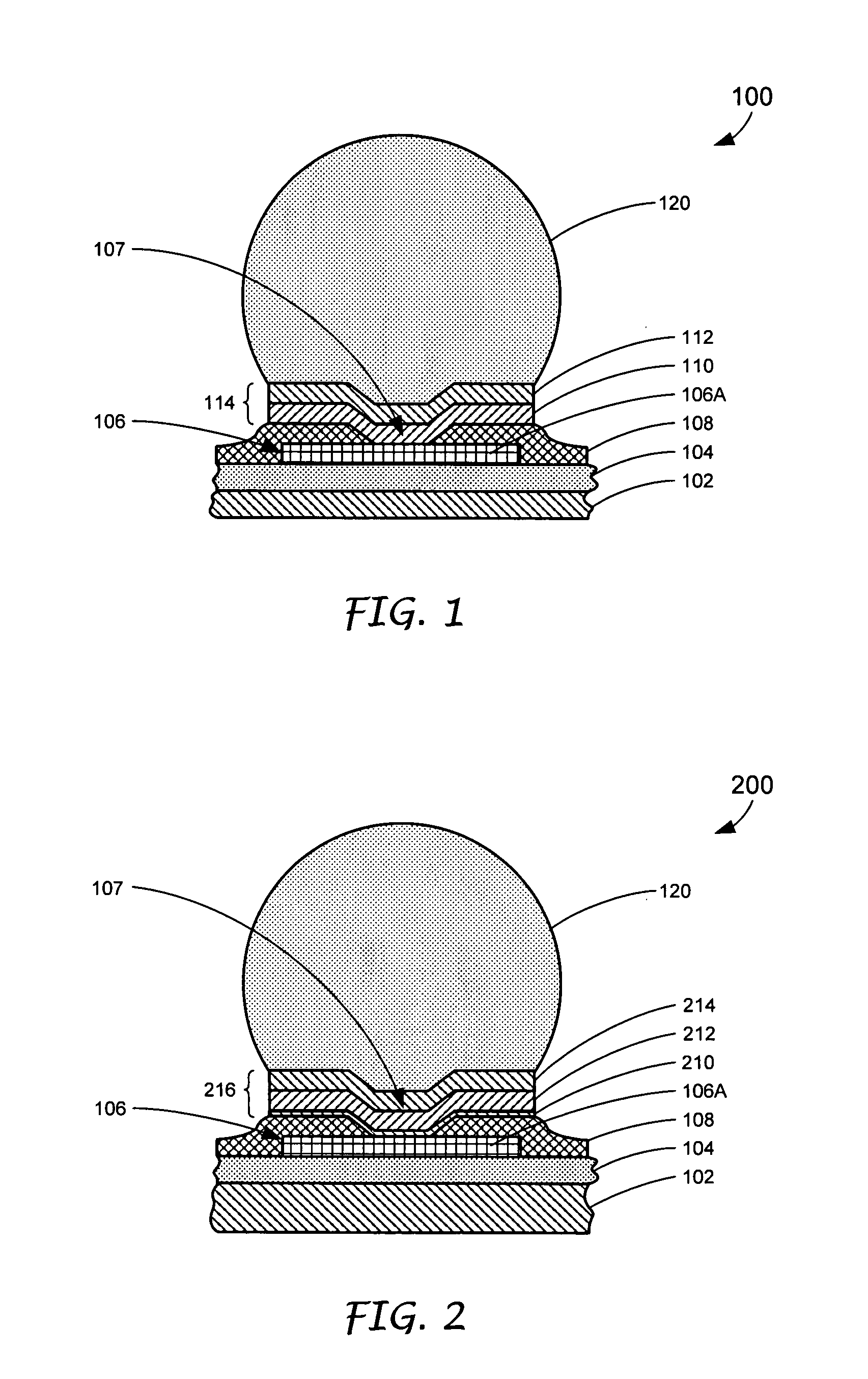 Integrated circuit with low-stress under-bump metallurgy
