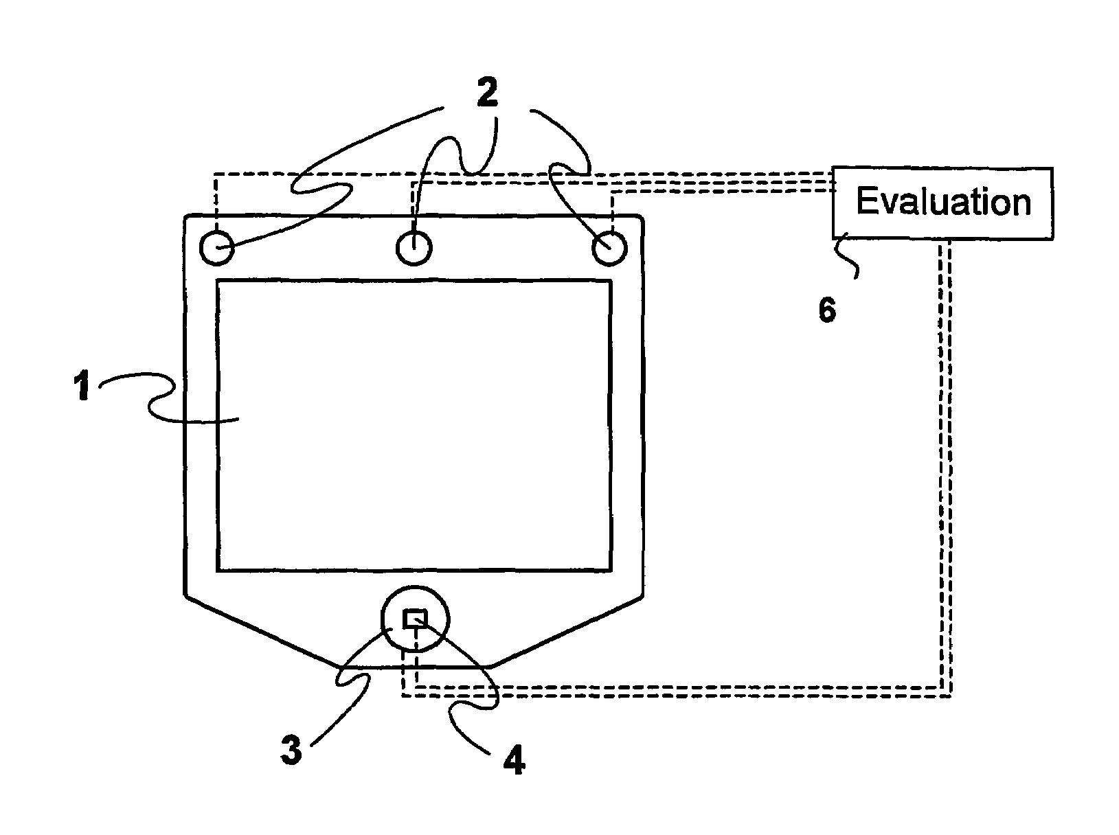 Method and installation for detecting and following an eye and the gaze direction thereof