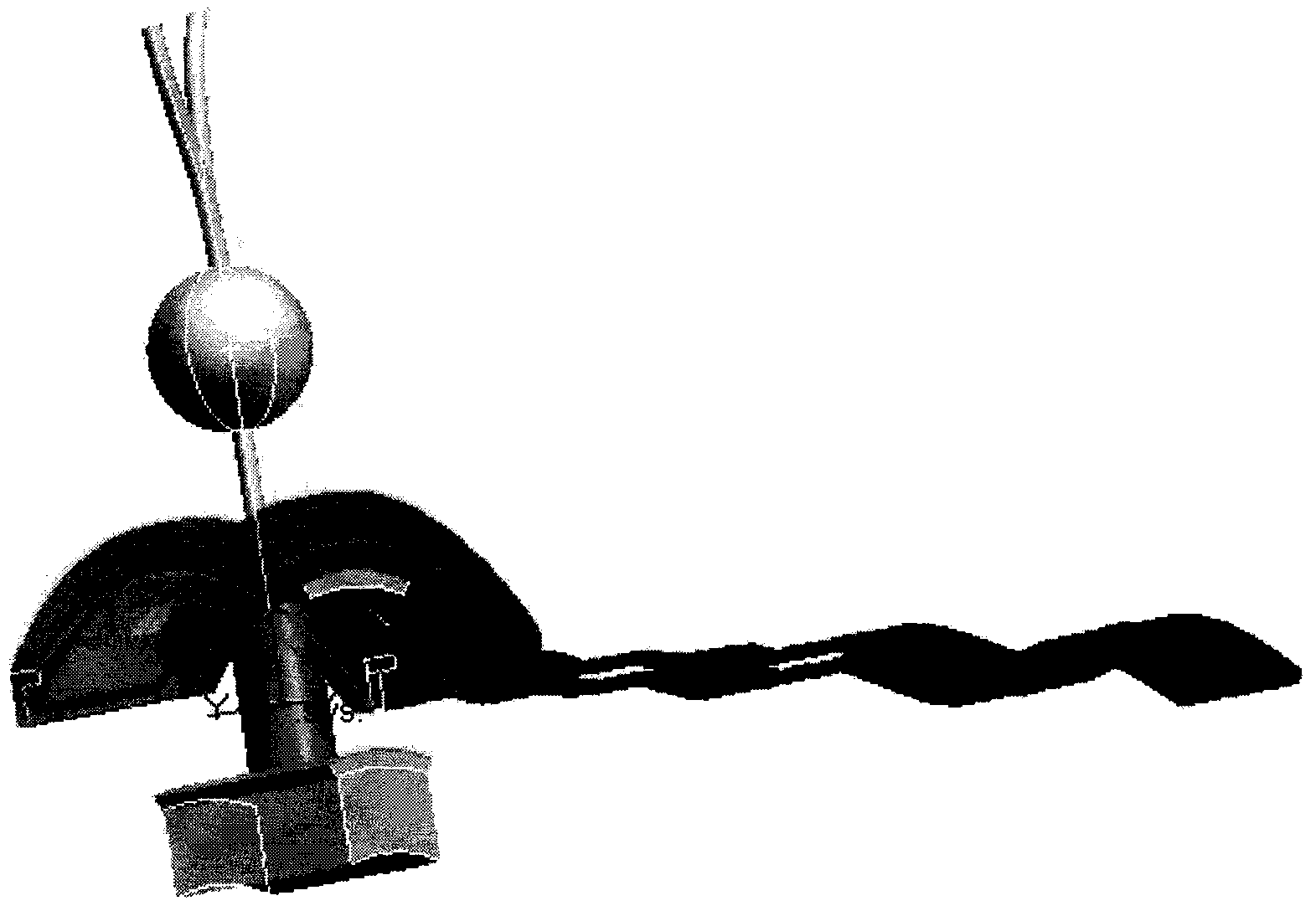 Pressure dressing device used after neck operation