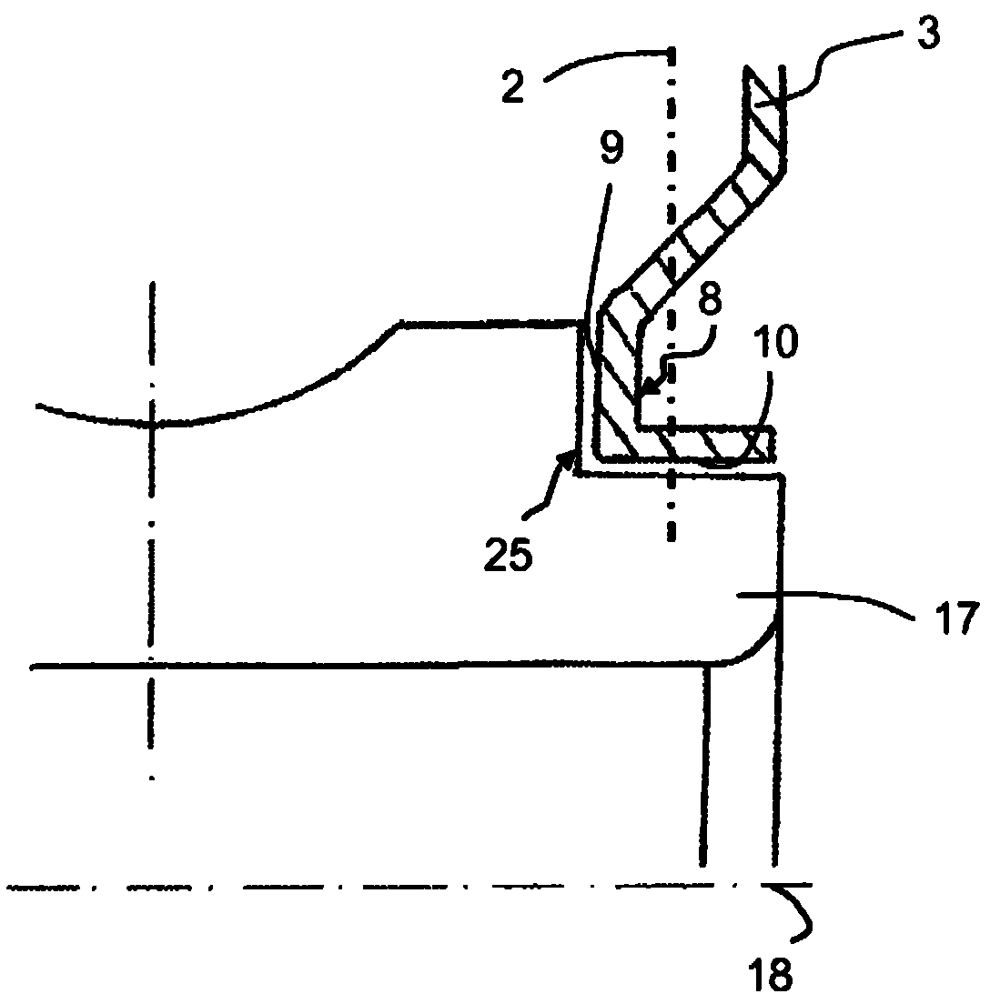 Sealing assembly for a rolling bearing