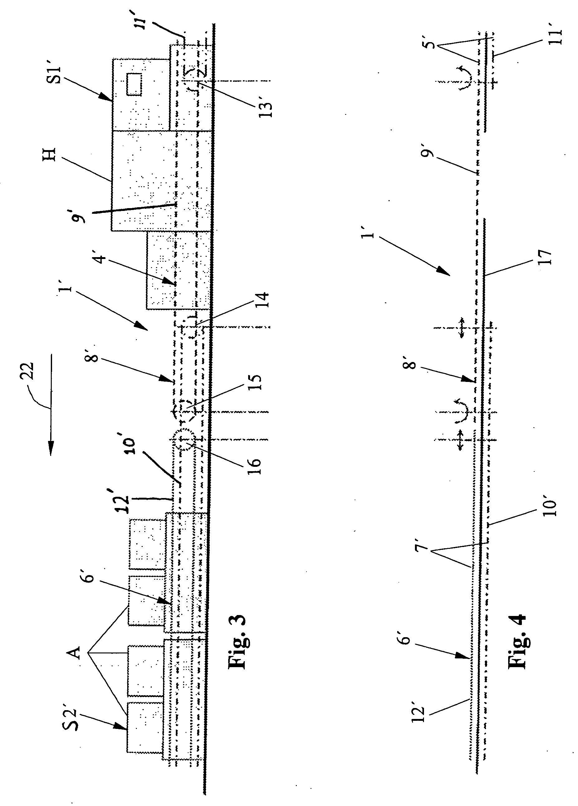 Arrangement for gathering and transporting print products deposited straddling on a conveying device
