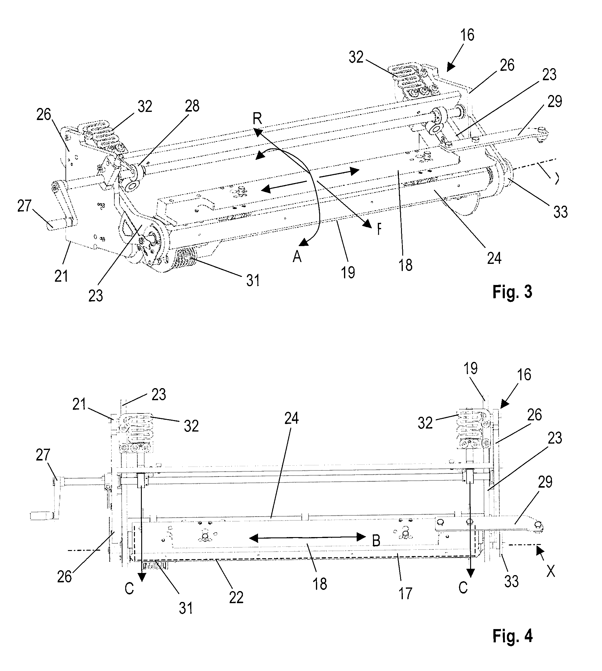 Doctor blade system for print unit intended for a photogravure printing machine