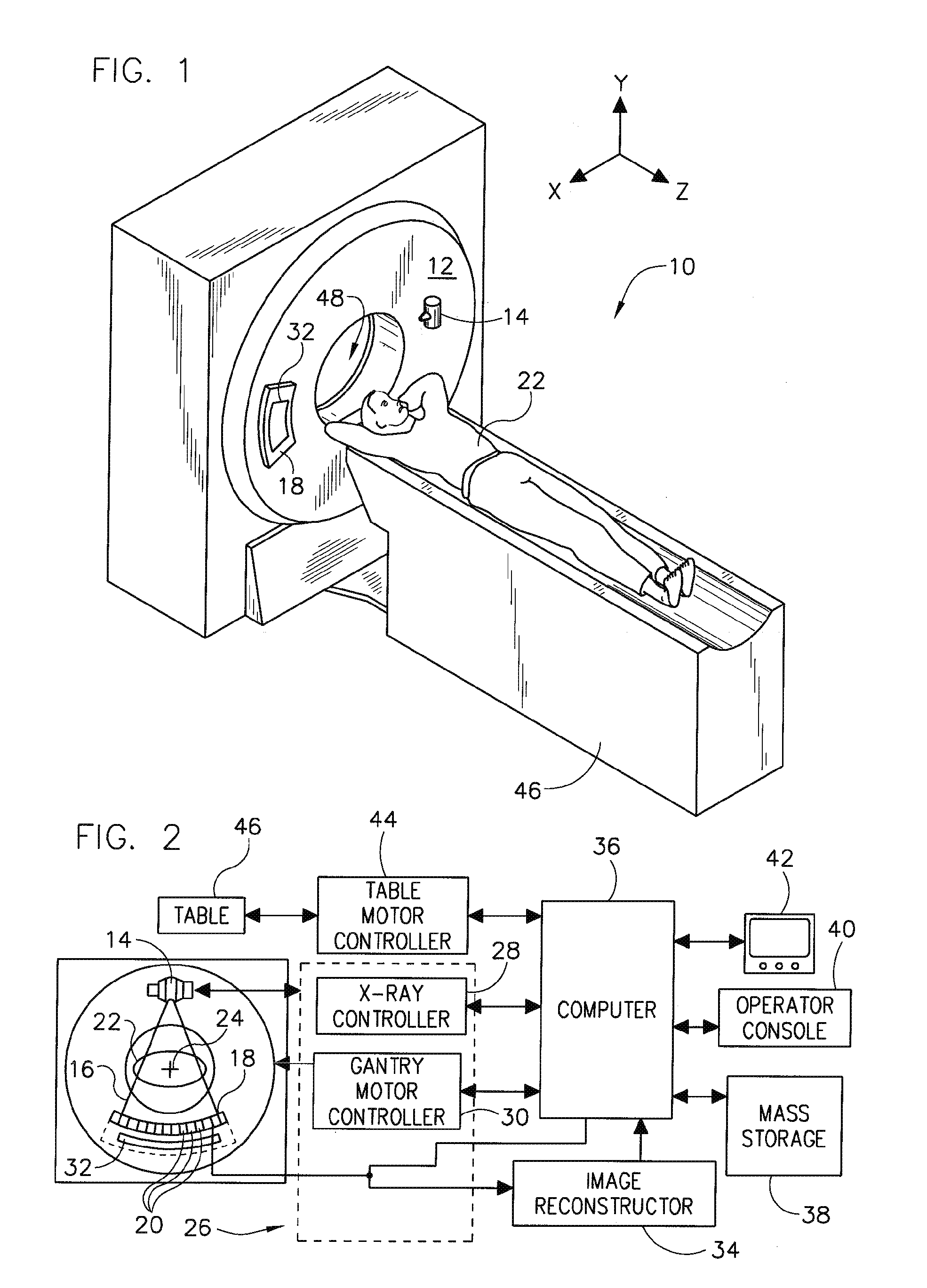 Method and apparatus for reduction of metal artifacts in CT images