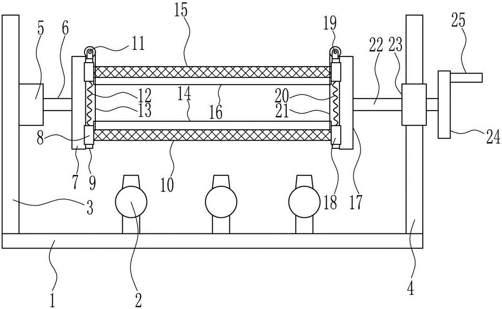 Air drying equipment for preprocessing of linen and cotton