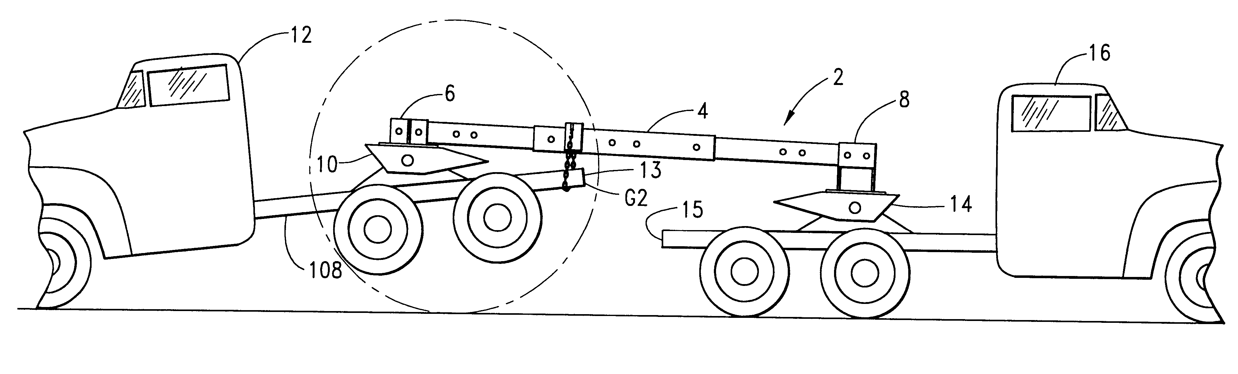 Method of apparatus for lifting and towing a load