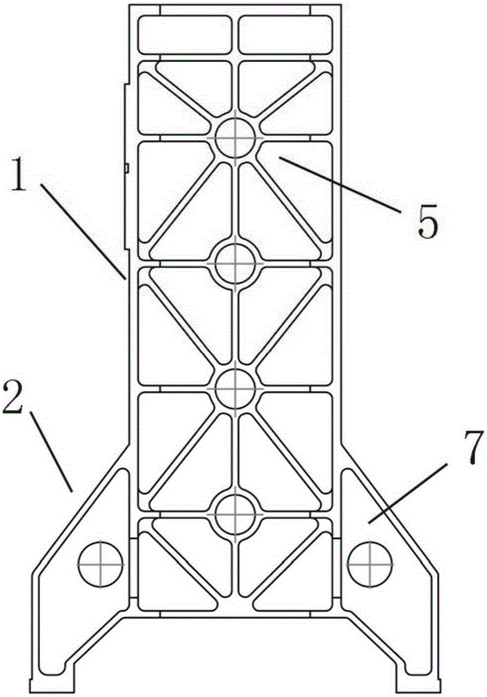 Machine tool stand column