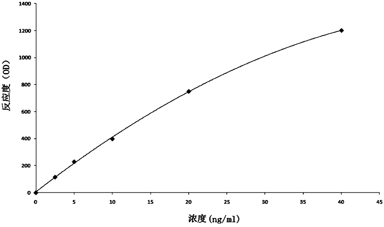 Preparation method of reagent for quantitatively determining Helicobacter pylori antigen in excrement
