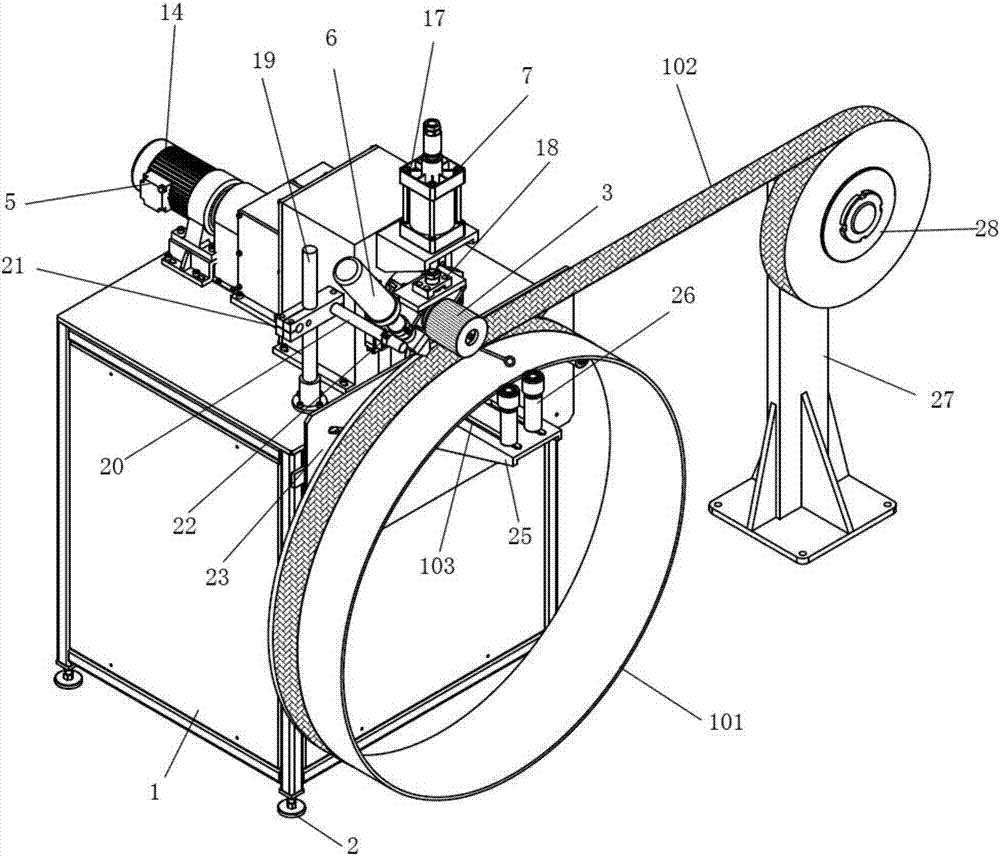 Device for installing electric heating melting strip to pipe insertion parts and electric heating melting strip installing method