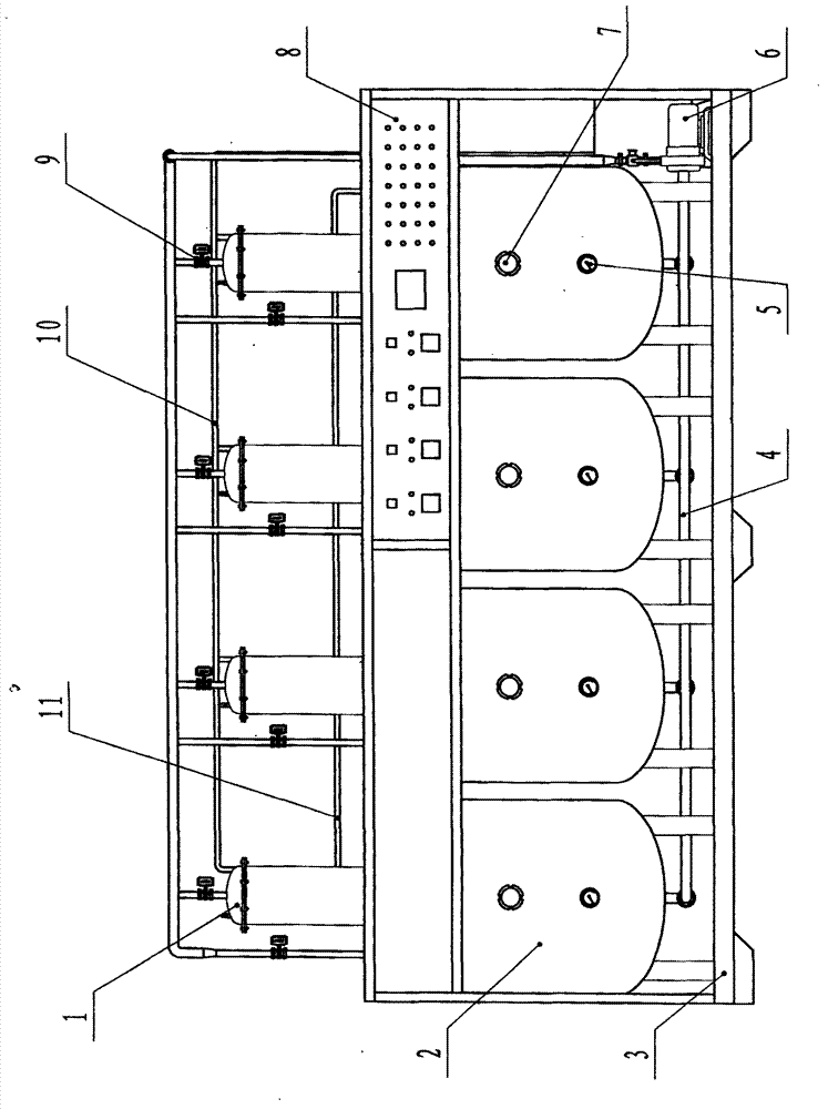 Full-automatic environmental-friendly energy-saving pulp cooking unit