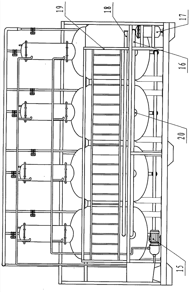 Full-automatic environmental-friendly energy-saving pulp cooking unit