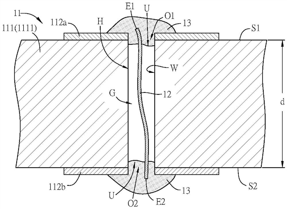 Substrate structure and electronic device