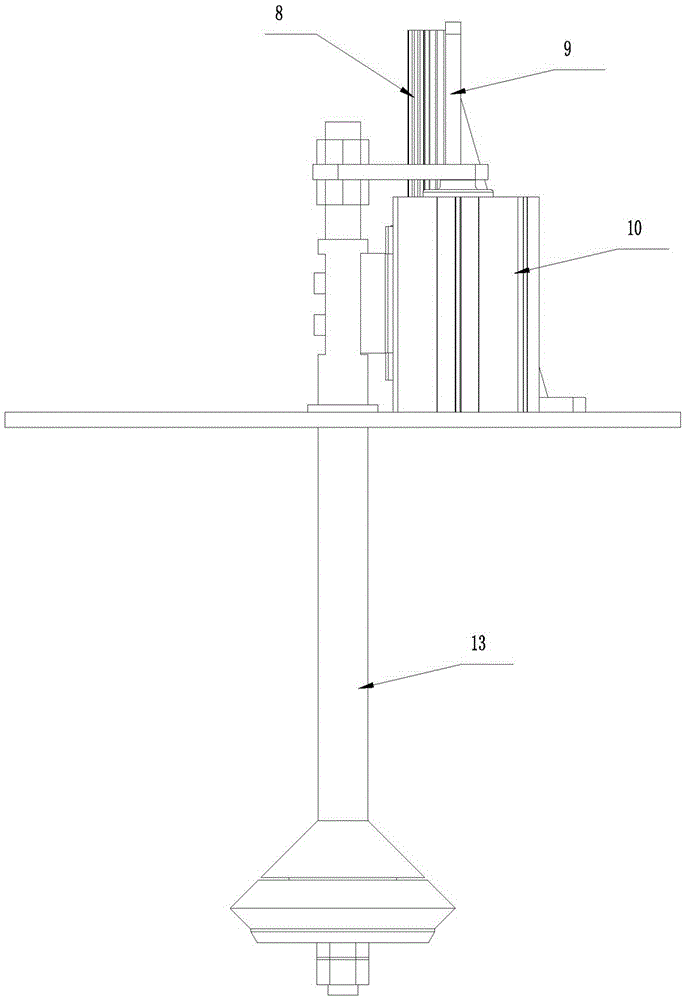 Magnetic feeding oil removing machine