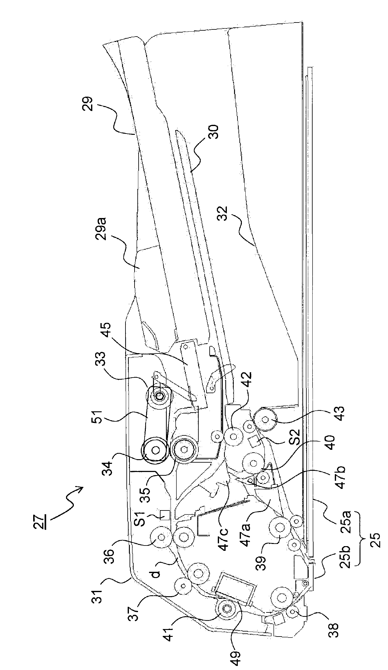 Document conveying device and image forming apparatus