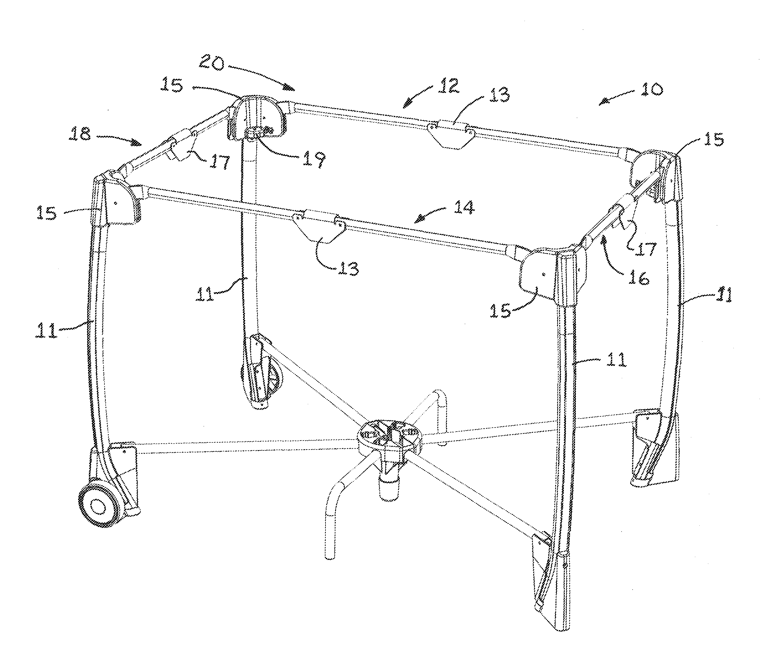 Bassinet for a playard