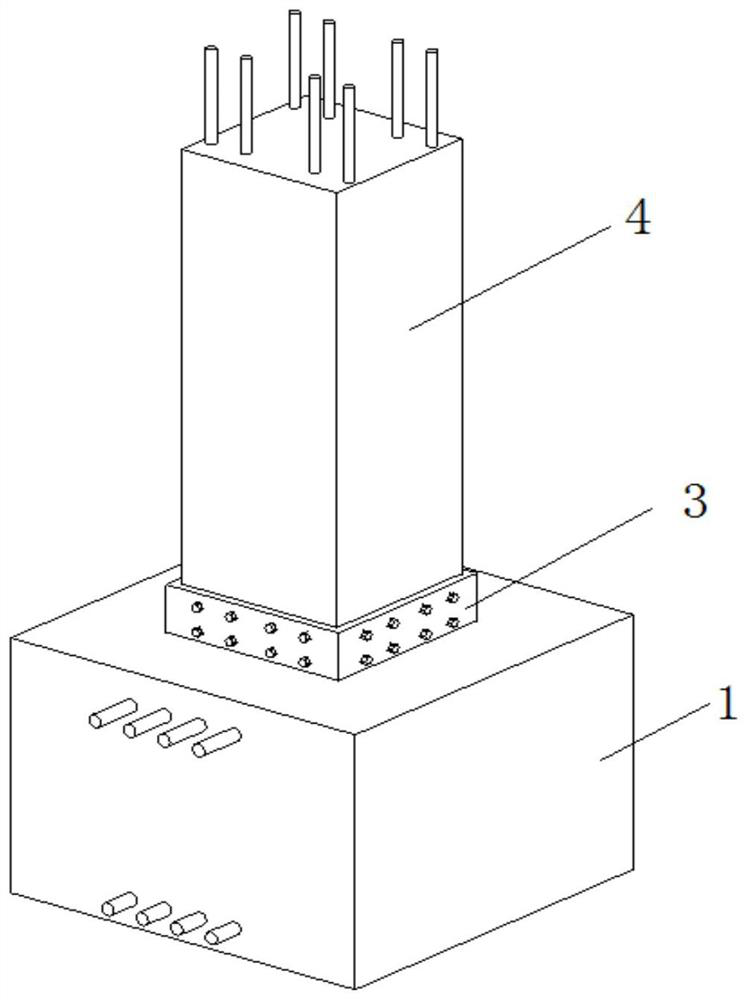 Steel-wood composite shock-isolation pad foundation and its installation method