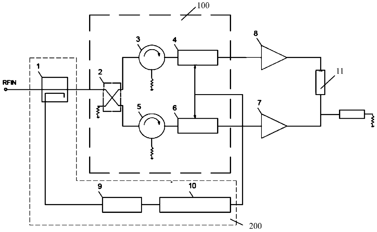 Doherty power amplifier and input signal processing method thereof