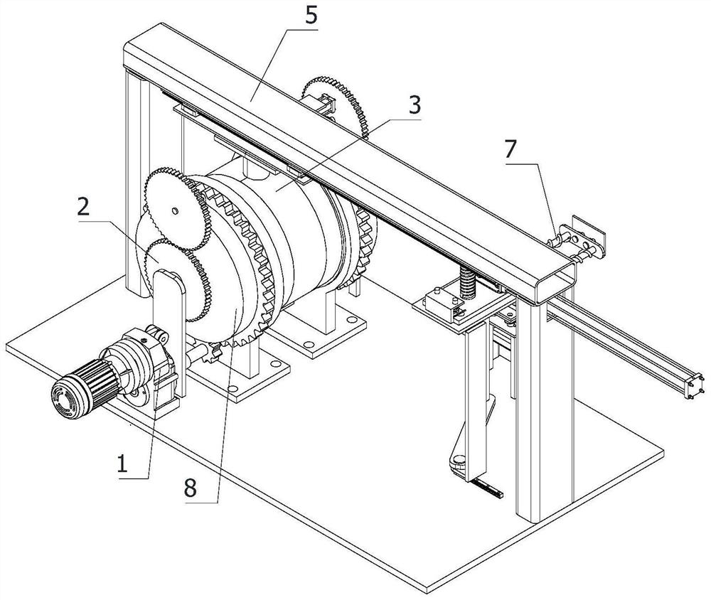 An automatic painting device for foundation support