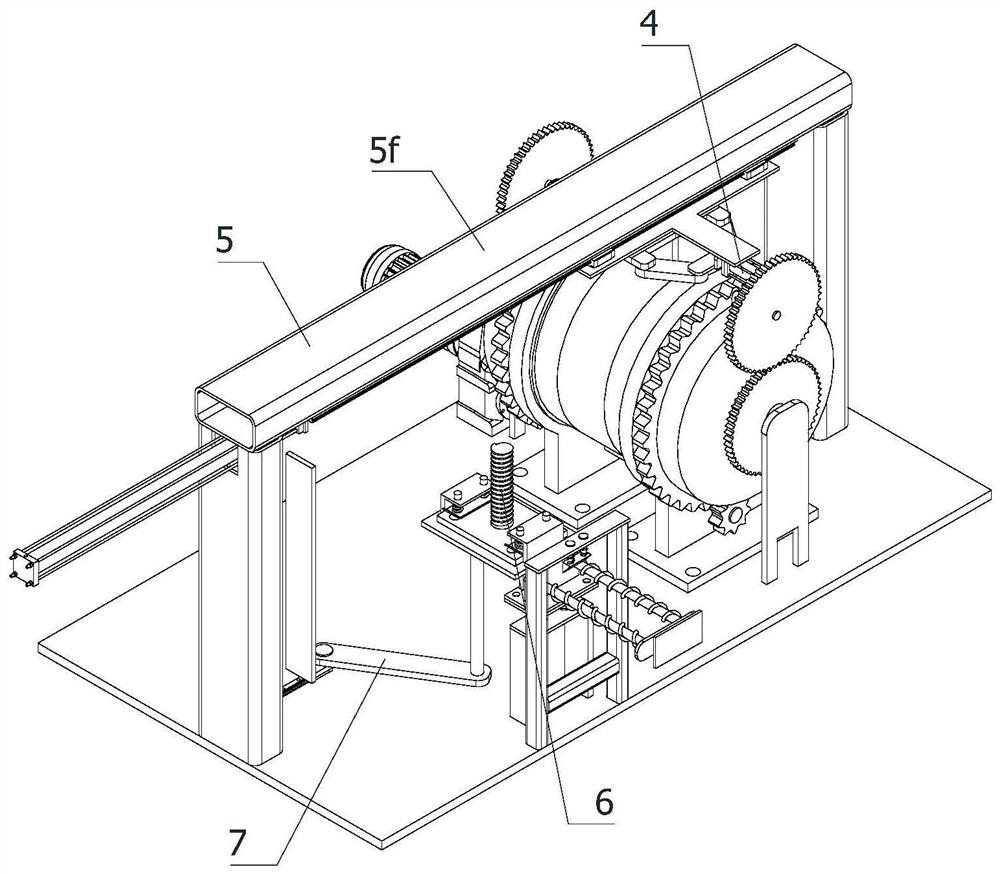 An automatic painting device for foundation support