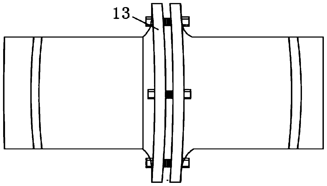 Concrete pouring system and pouring method for concrete filled steel tube bracket
