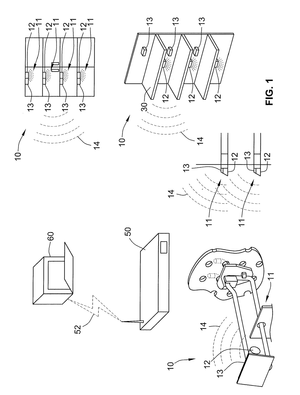 Retail merchandise hook with radio transmission