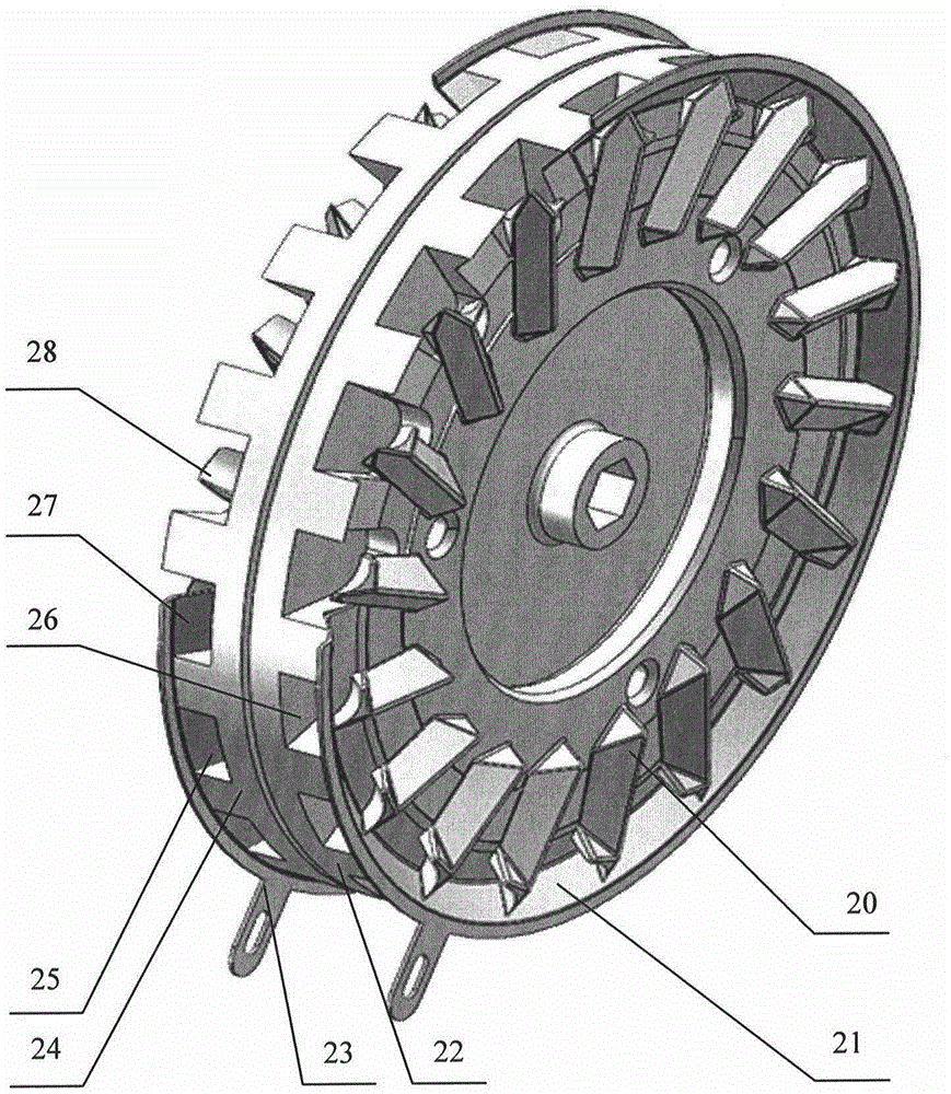 Double-bucket-wheel opposite type high-speed precise corn seeding device
