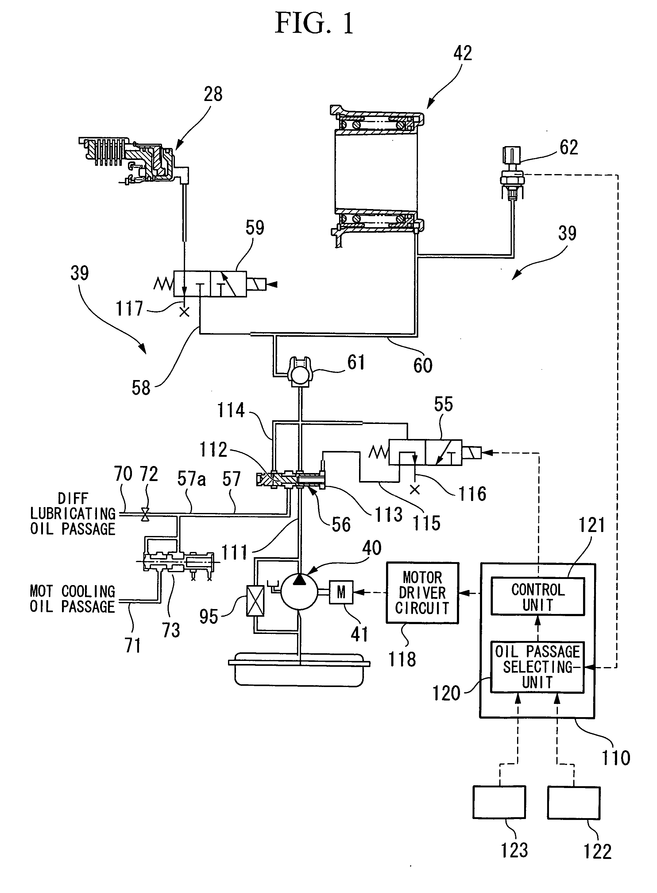 Hydraulic circuit control device