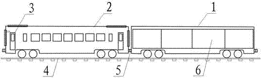 Passenger and car integrated transportation method based on railway passenger transportation mode