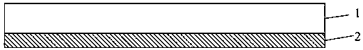 A water transfer bottom paper with single-sided anti-blocking properties and preparation method thereof