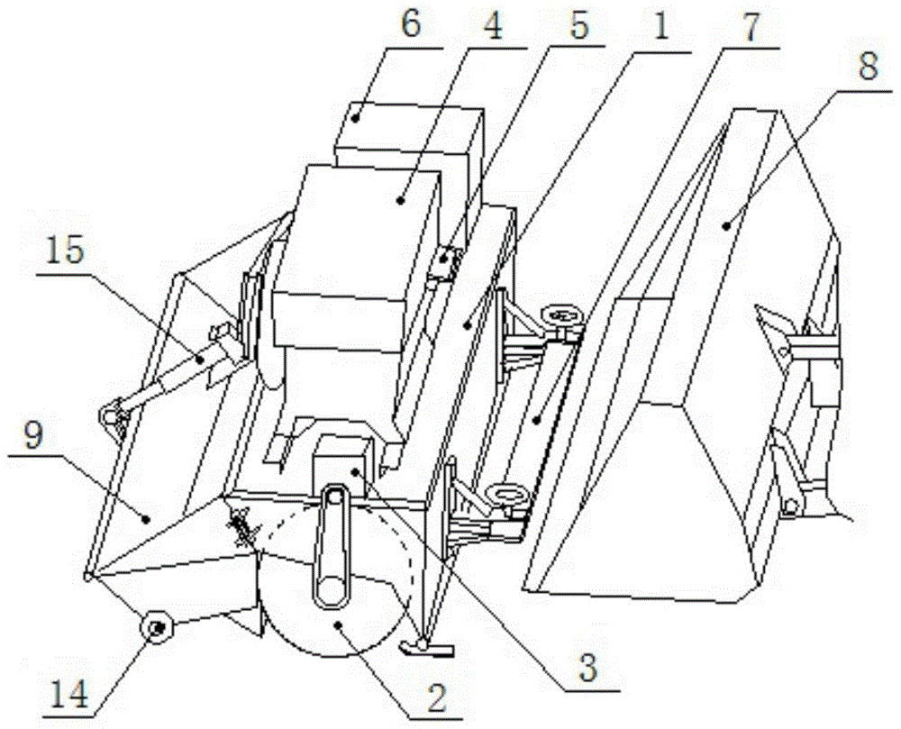 An engineering road sweeper