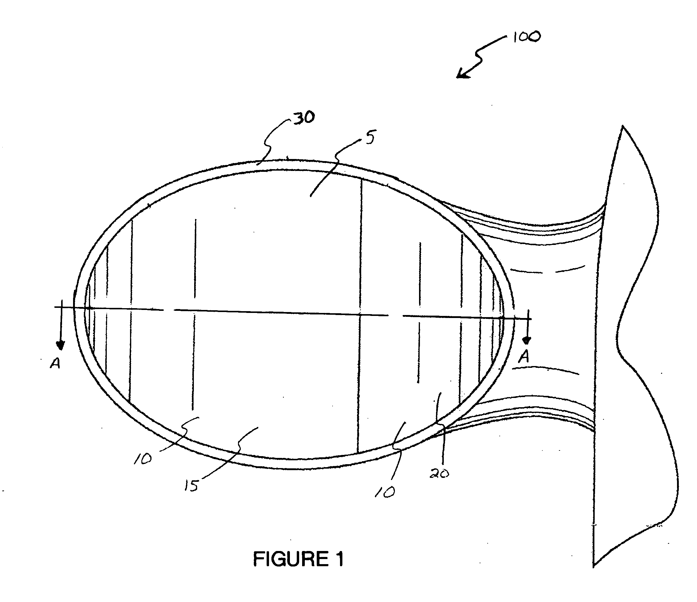 Rearview mirror with non-parallel viewing areas