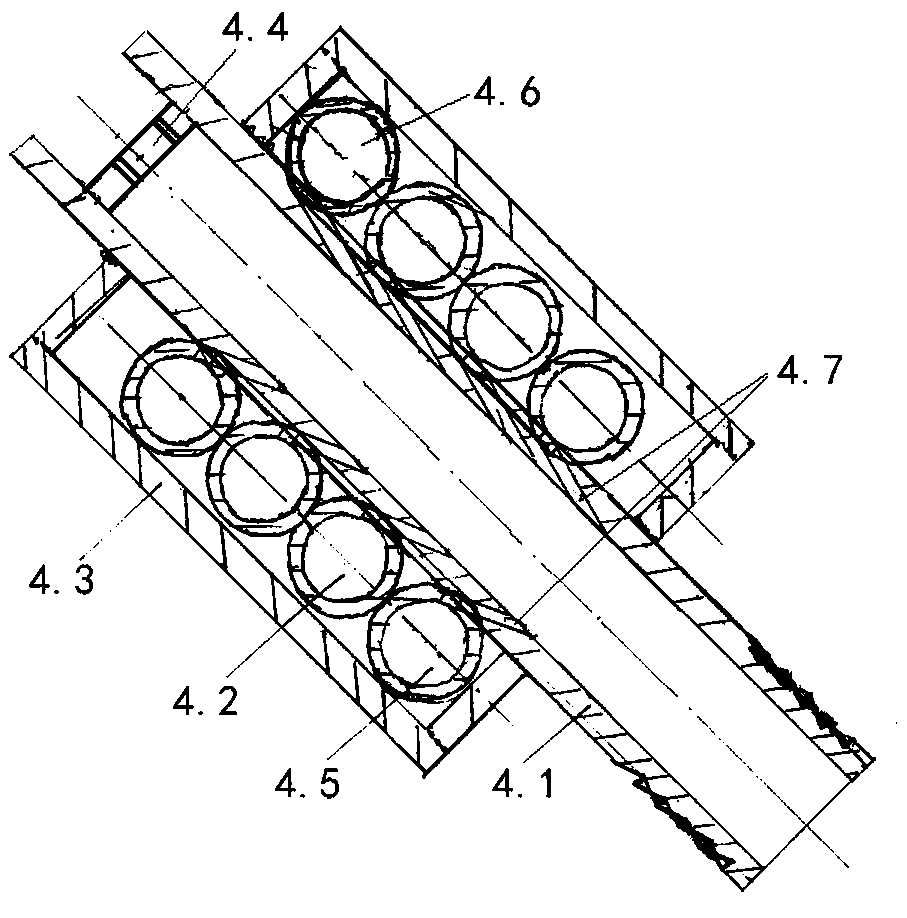 Gas-liquid double-kinetic-energy negative pressure injection and suction device
