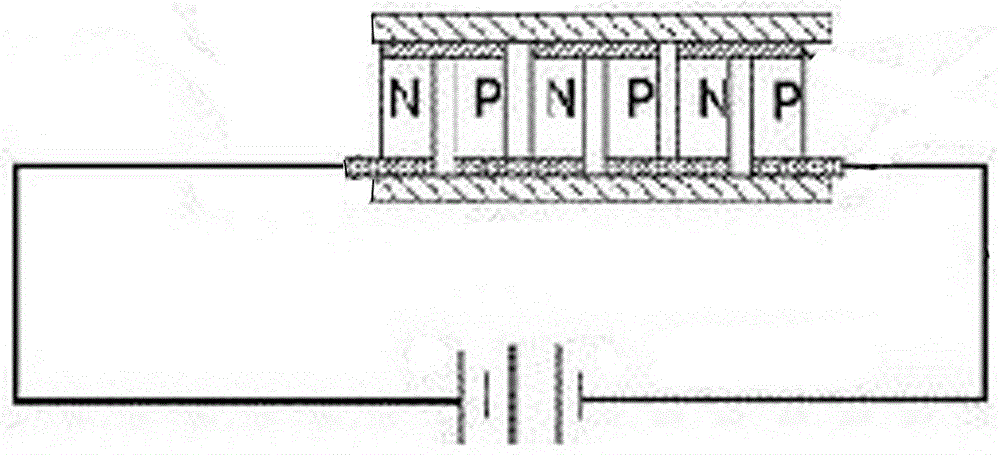 A kind of fiber grating current sensor based on refrigeration sheet and its detection method