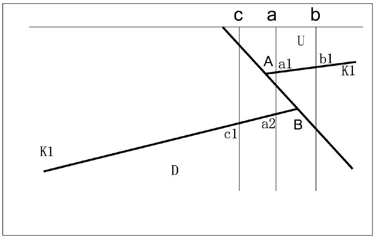 A method for distinguishing upper and lower walls of faults in oilfield development zones