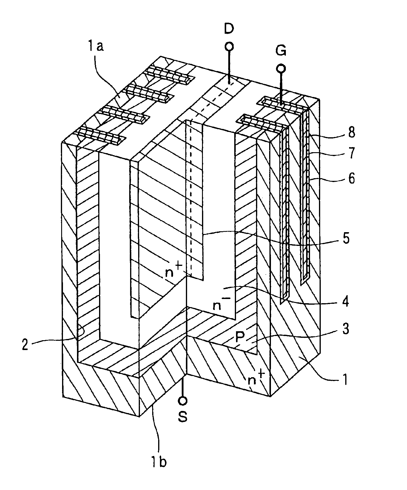 Semiconductor device having high breakdown voltage without increased on resistance
