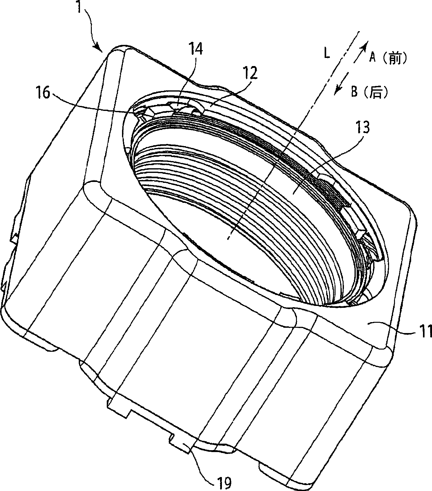 Lens drive device and coil winding method