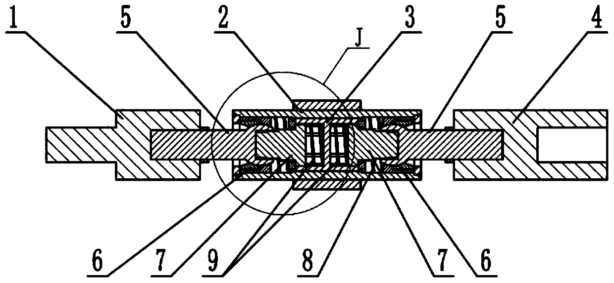 Oil pumping rod guiding device