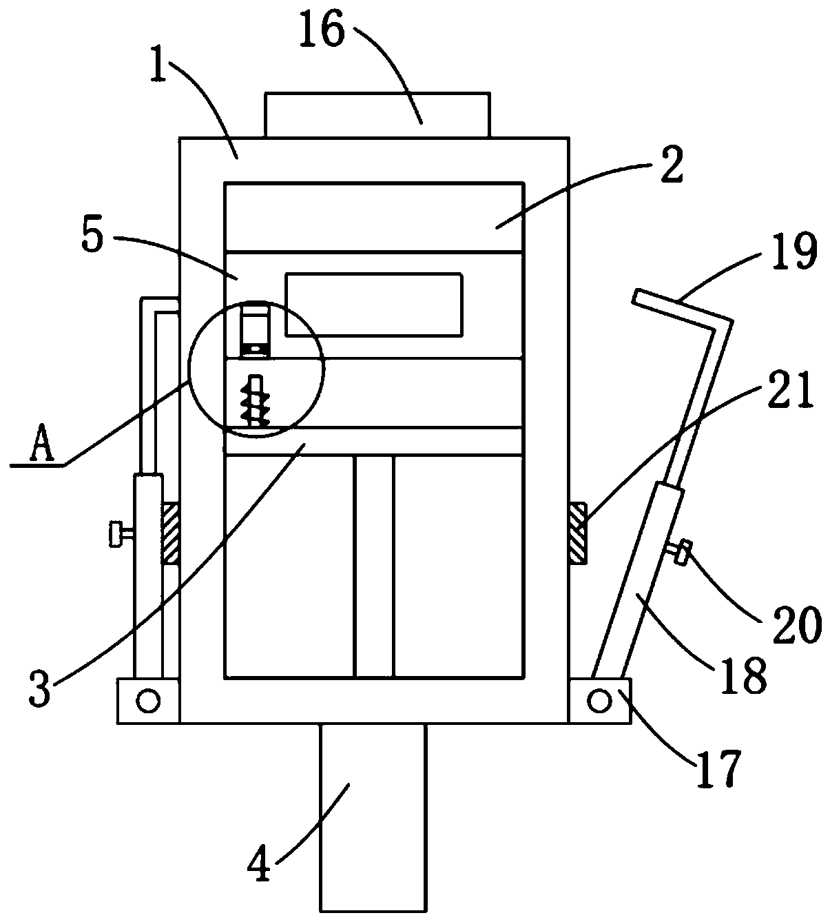 Automatic component feeding device and glue dispensing system thereof