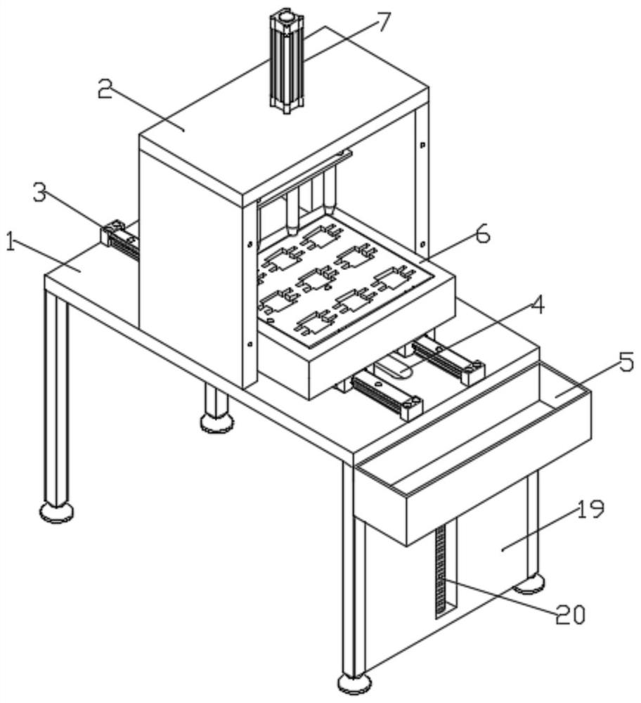 Press fitting device for assembling semiconductor element