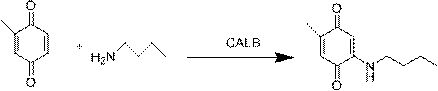 A kind of method using lipase catalysis to prepare methyl butylamine-p-benzoquinone