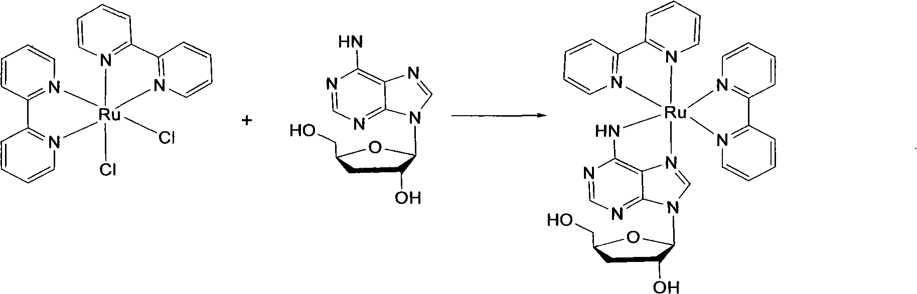 Ruthenium mixed-polypyridyl complex, preparation thereof and use as antitumor drug