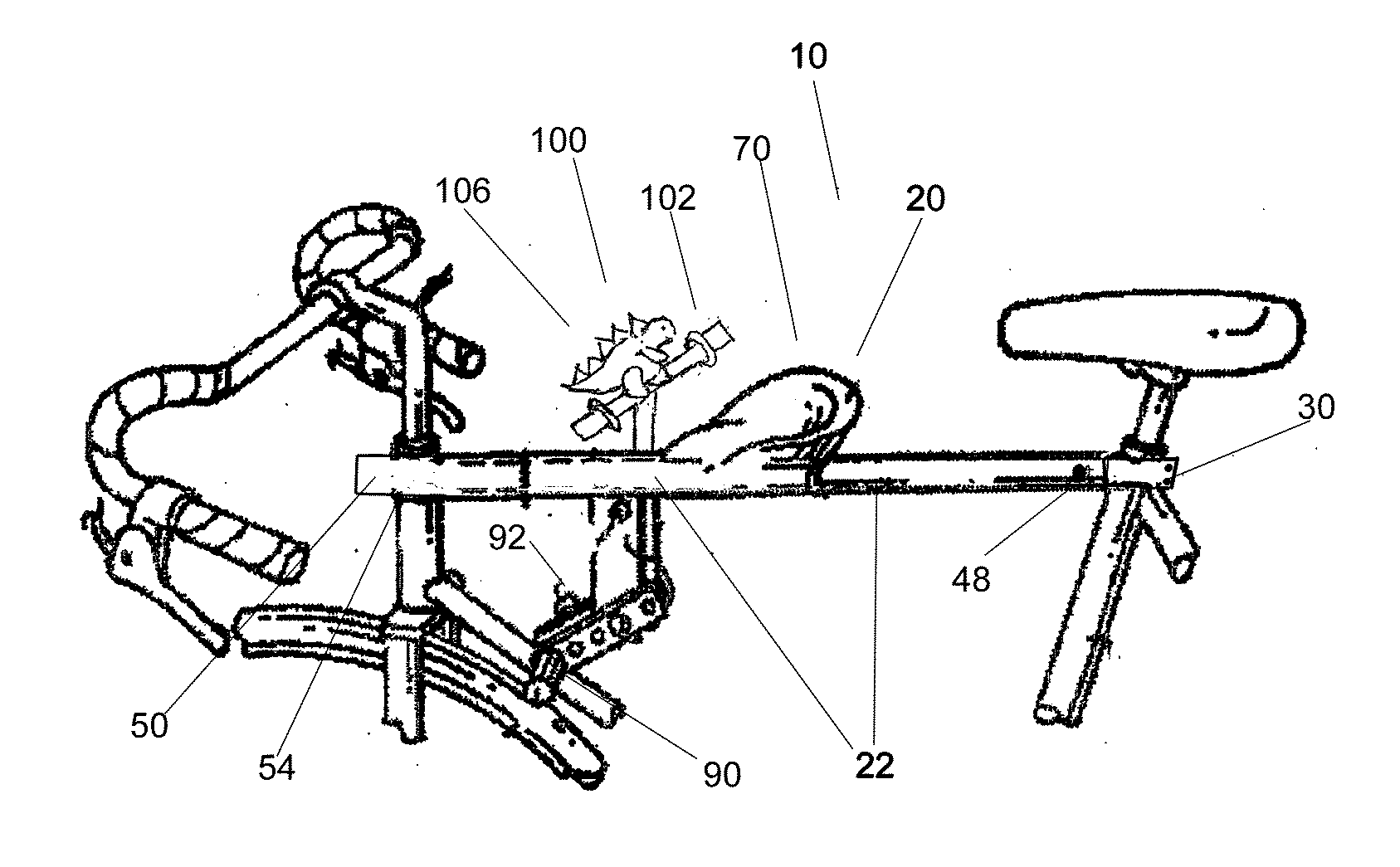 Child passenger carrier for bicycles