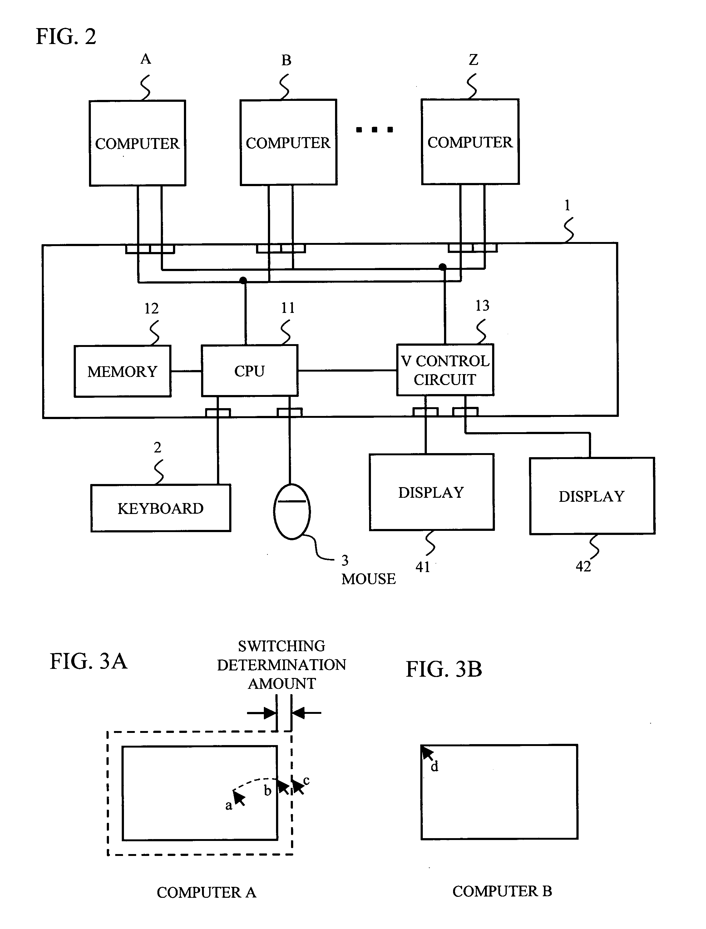 Switching device and switching methods of the same