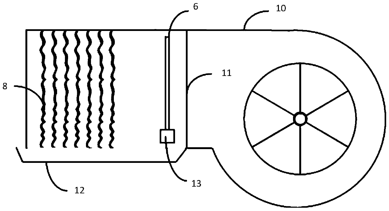 Automatic cleaning device for fan coil