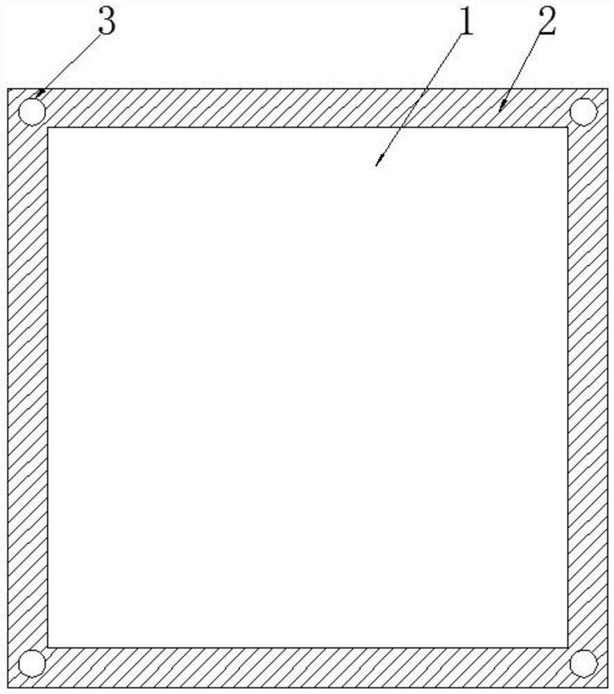 Organic glass transparent part edge reinforcing structure