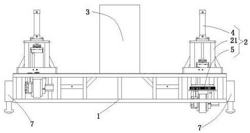 Liftable mold walking device