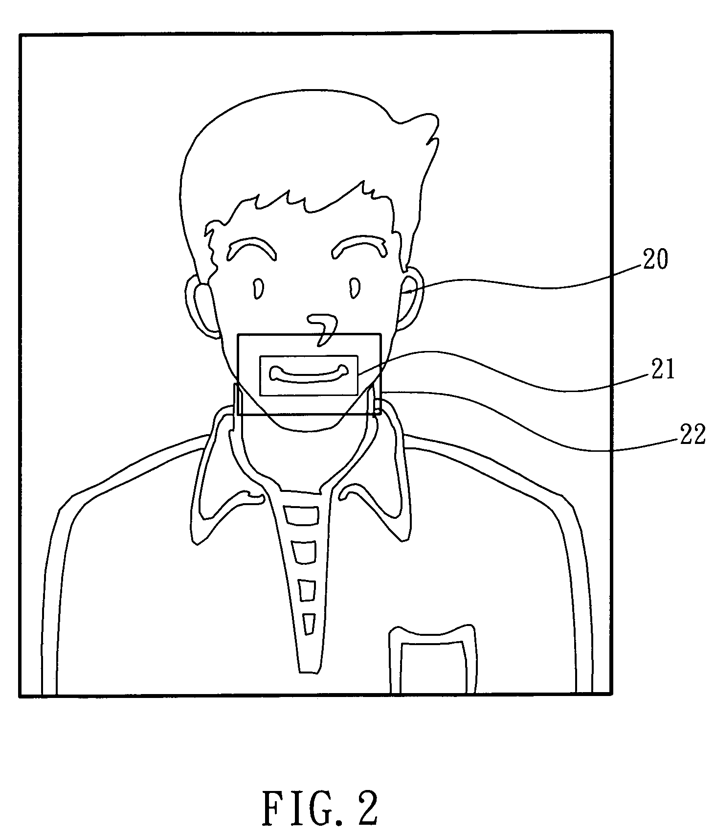 Method for detecting facial expressions of a portrait photo by an image capturing electronic device