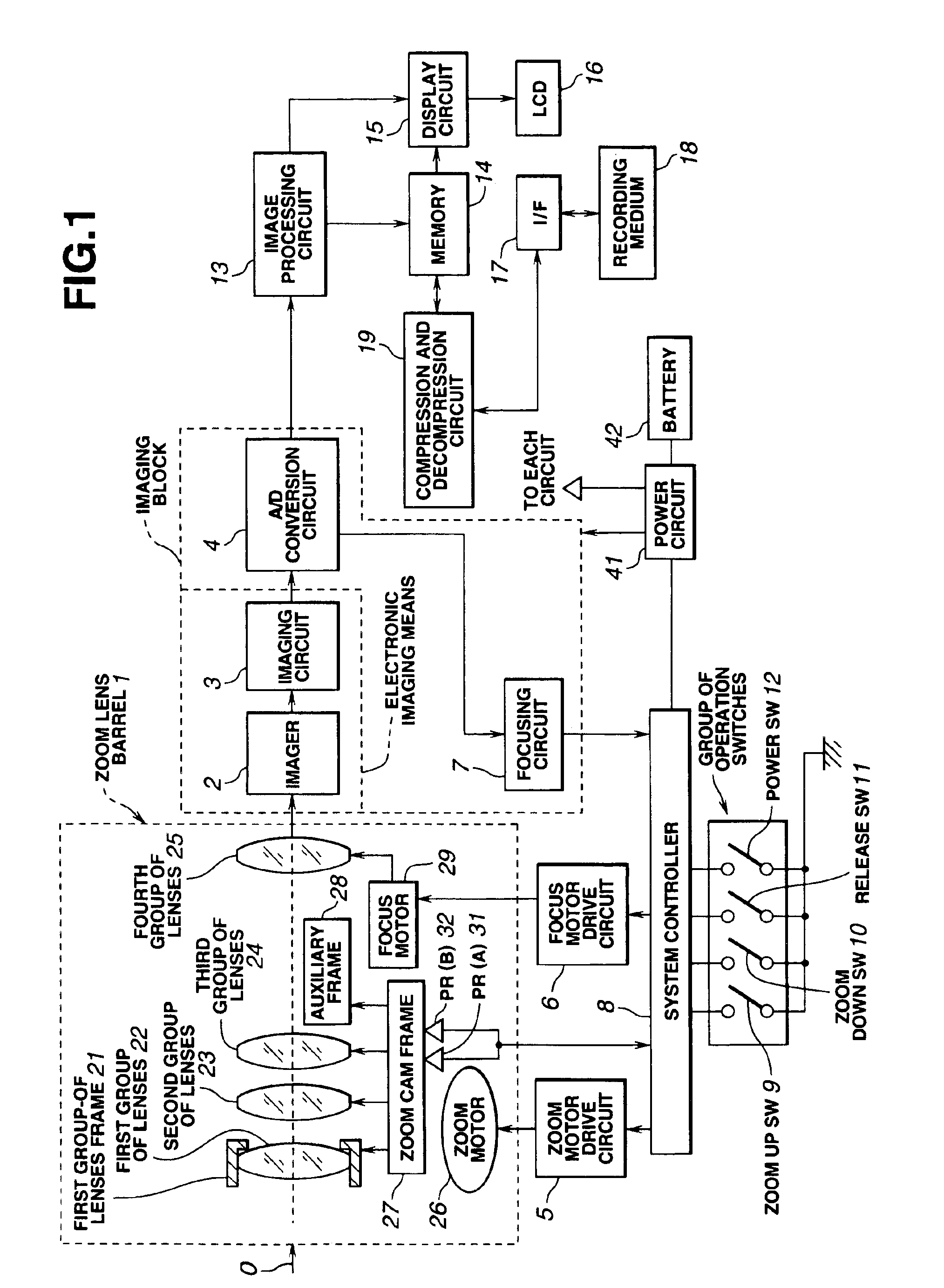 Lens device for a camera with a stepping motor drive optimized for speed and power saving