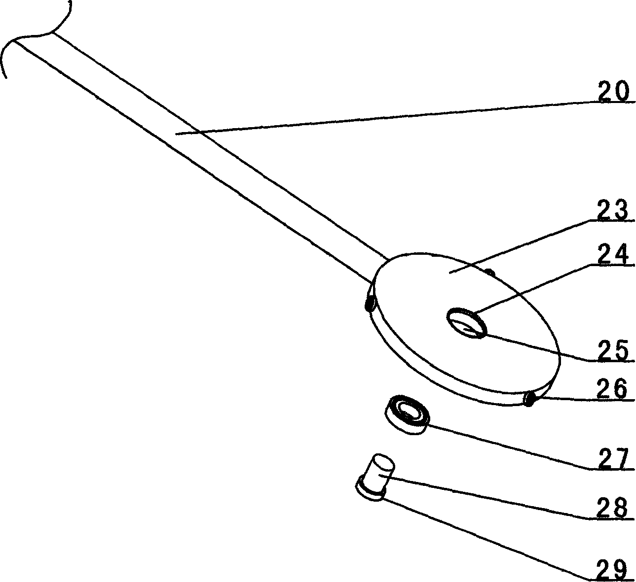 Back-riding type snowfield skidding chair