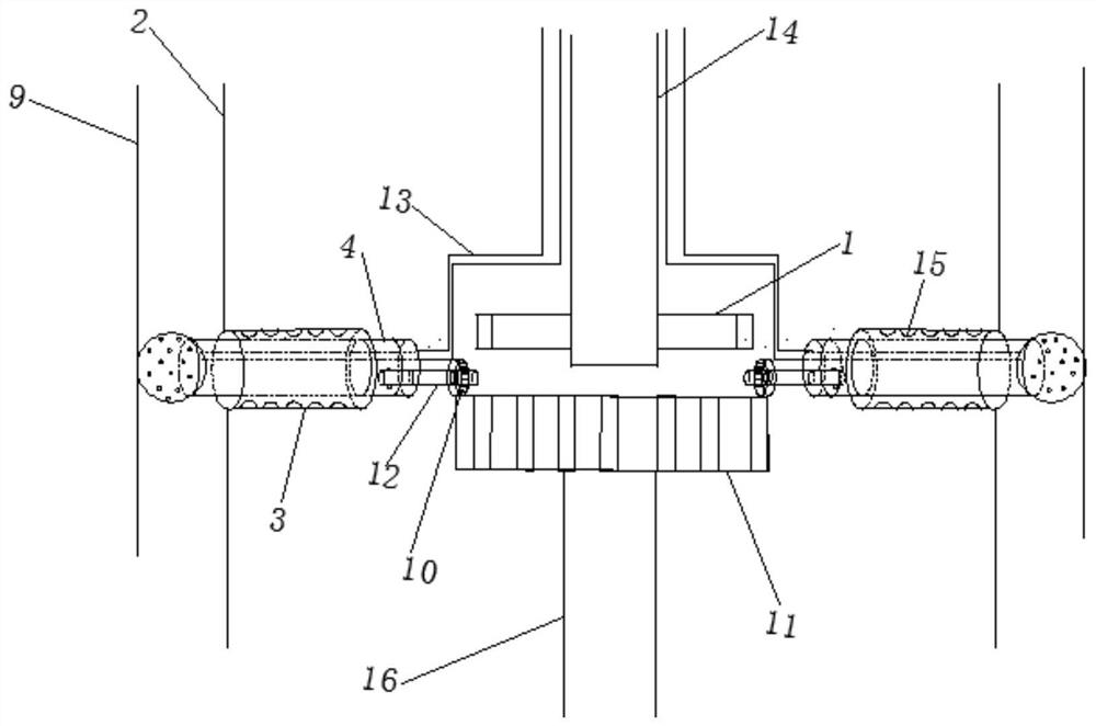 A pipeline inner wall cleaning device with self-cleaning function