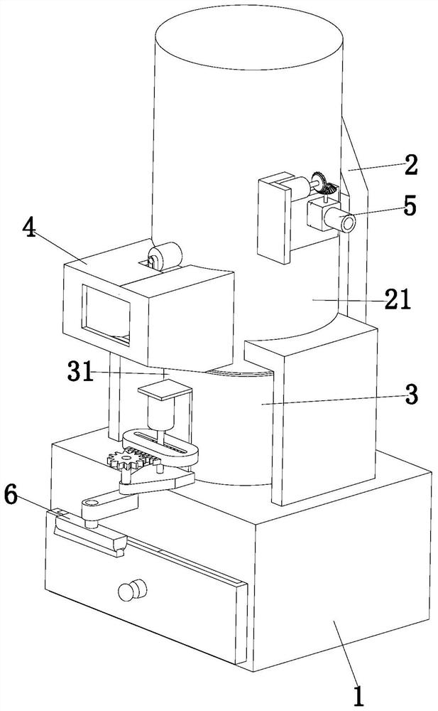 Cement stirring dust prevention equipment